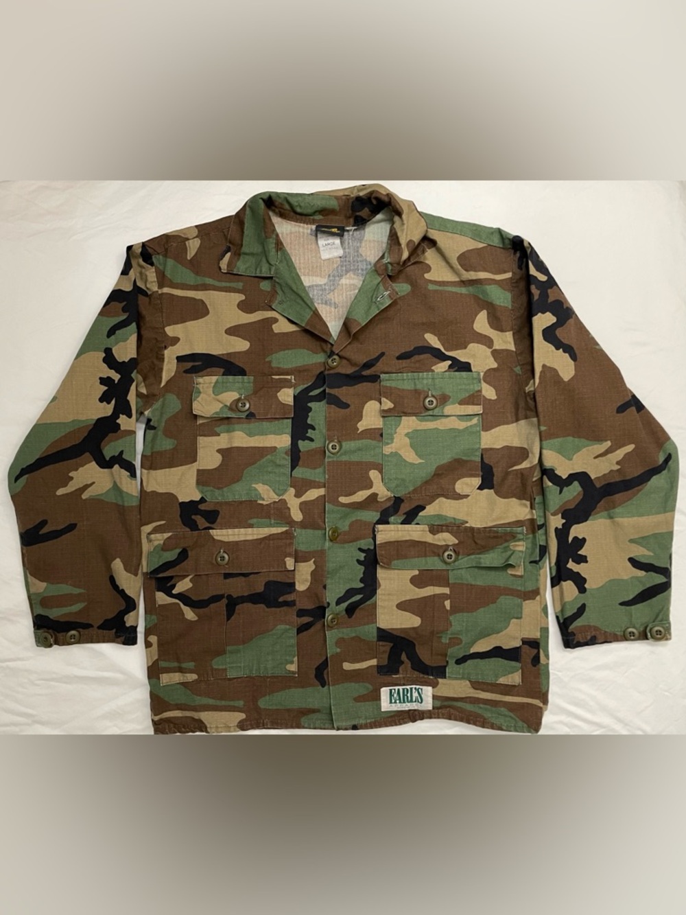 Stan Ray USA Camouflage Military Field Jacket - Woodland Camo